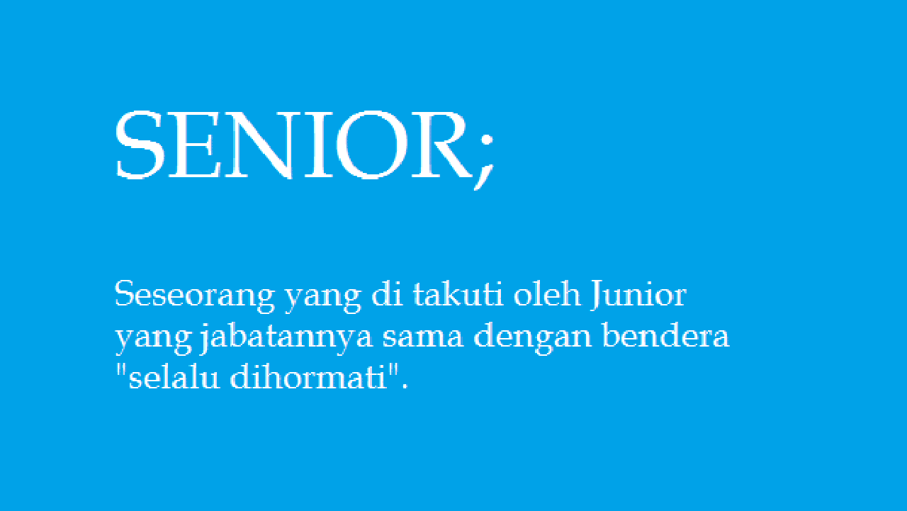 Benarkah Hukum Senior Junior Mengadopsi Hukum Tuan Dan Budak