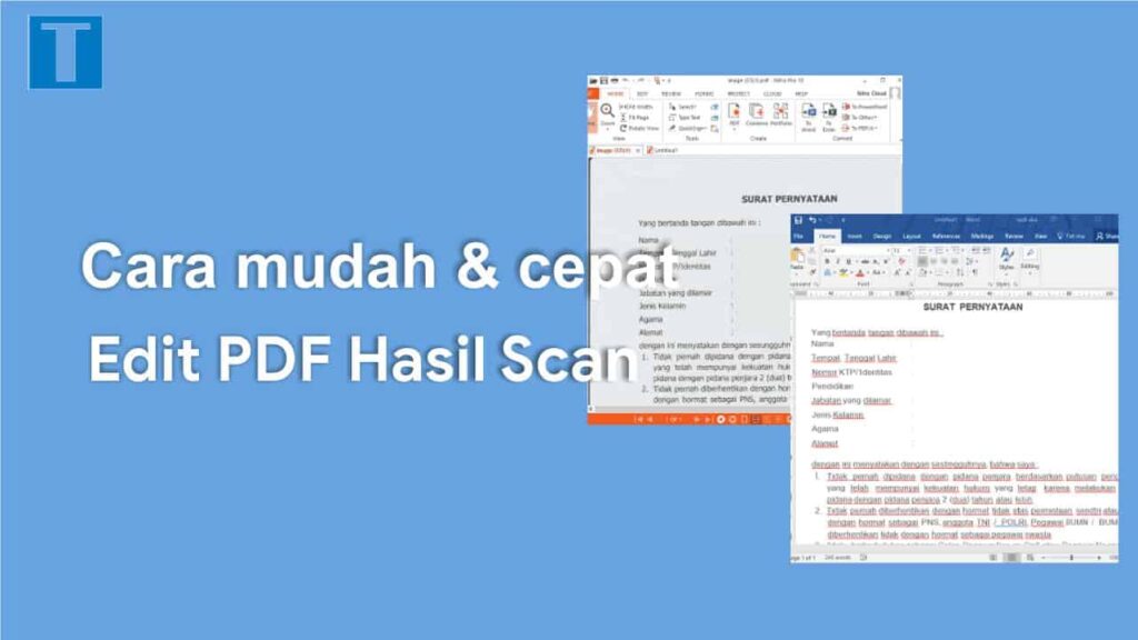 Cara Mengedit File PDF Hasil Scan Mudah Dan Cepat