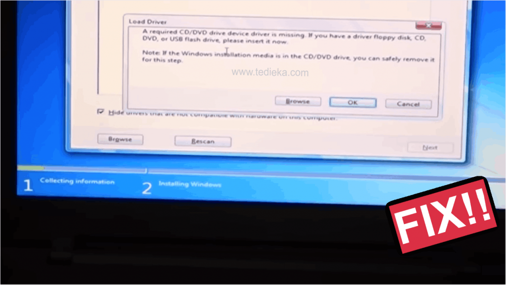 Cara Mengatasi Error Load Driver Saat Install Ulang Windows [FIX]