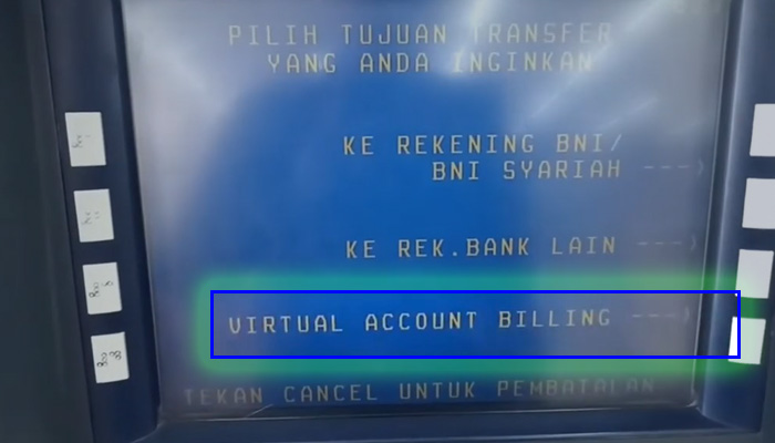 atm bni virtual account billing