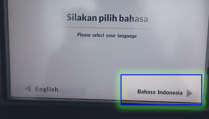 ATM BSI Bahasa Indonesia
