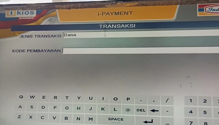 i-kios jenis transaksi dana - kode pembayaran