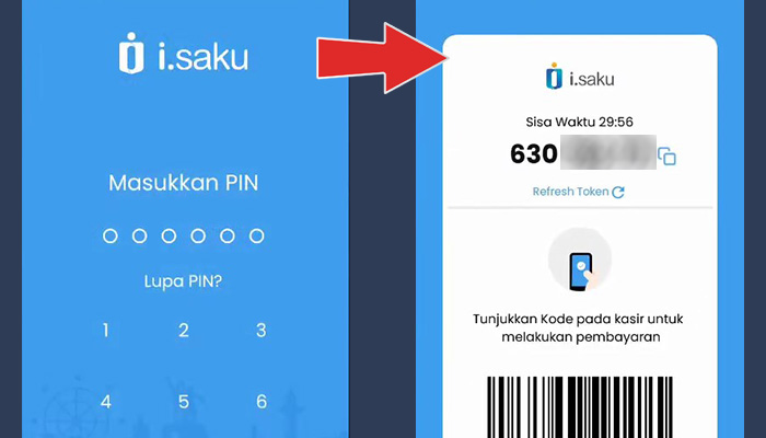 isaku pin - token kode tarik