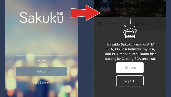 sakuku daftar login - tutorial