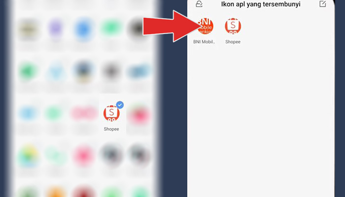xiaomi pilih aplikasi - ikon apl yang tersembunyi