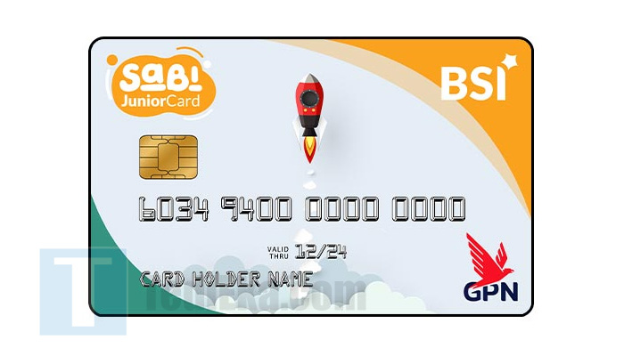 Kartu ATM BSI GPN Sabi Junior Card