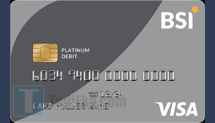 Kartu ATM BSI Visa Platinum