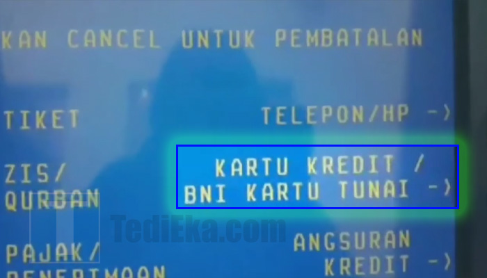 atm bni kartu kredit kartu tunai