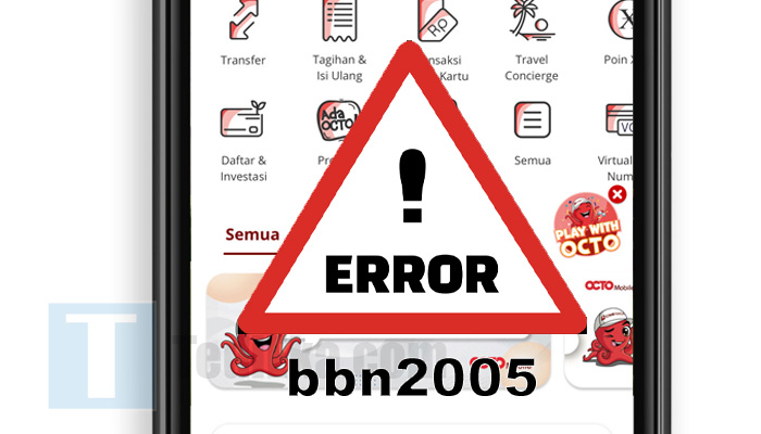 octo mobile error bbn2005