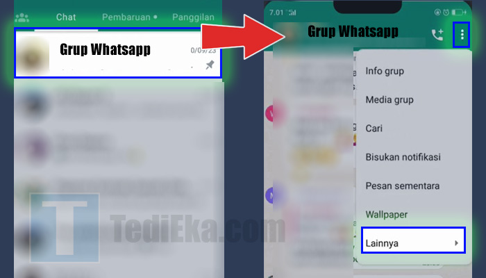 whatsapp grup whatsapp - ikon titik tiga - lainnya