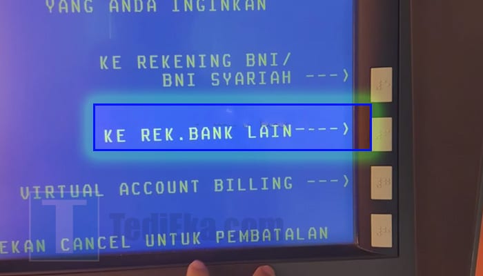 atm bni transfer ke rek bank lain