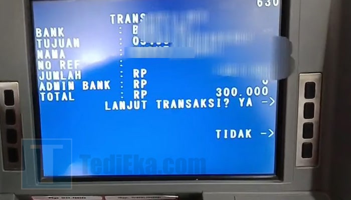 atm bri konfirmasi transfer ke bri