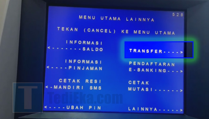 atm mandiri transfer