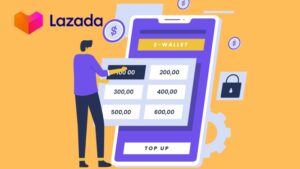 cara top up Lazada