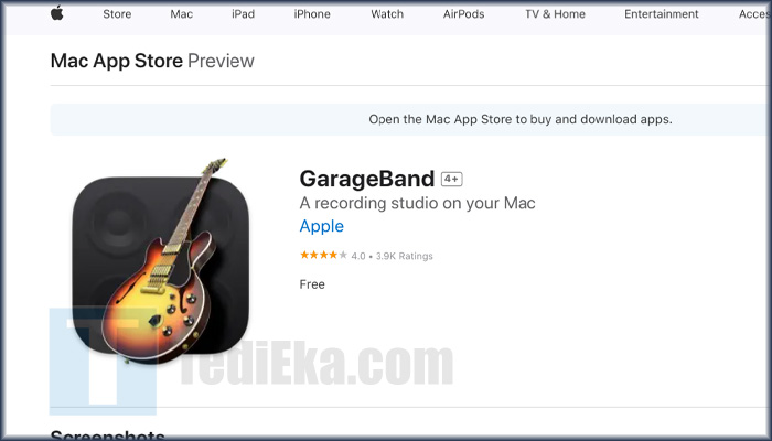 garageband app store