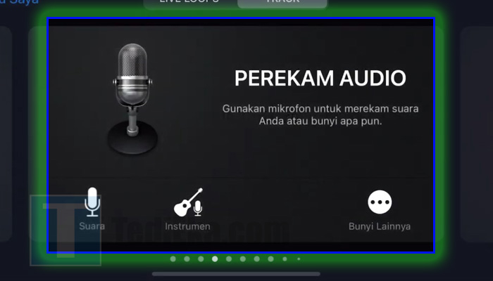 garageband perekam audio