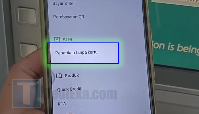 line bank more penarikan tanpa kartu