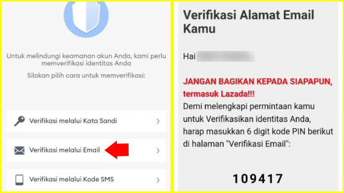 verifikasi melalui email