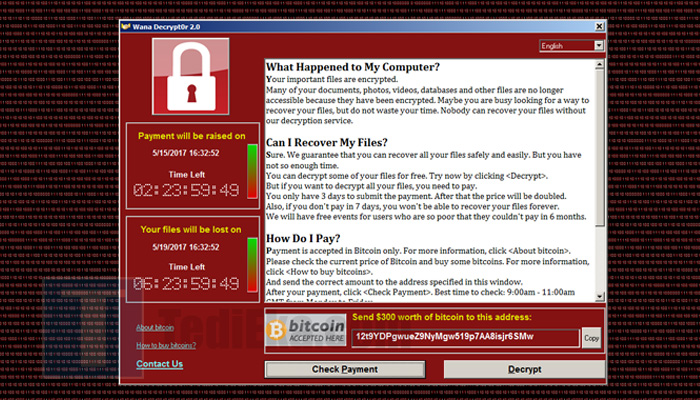 wannacry ransomware