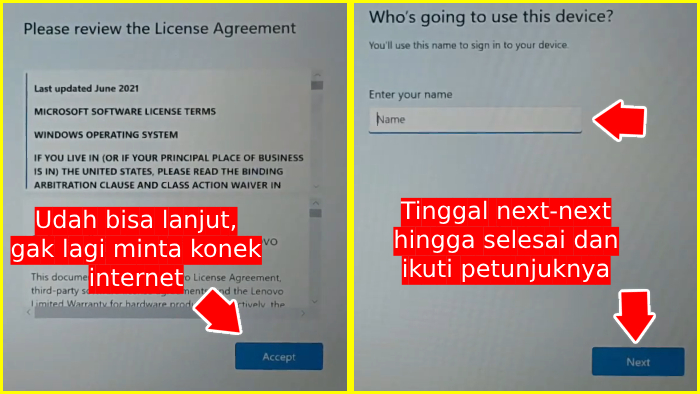 Lanjut Masuk Ke Win 11 Tanpa Sign In