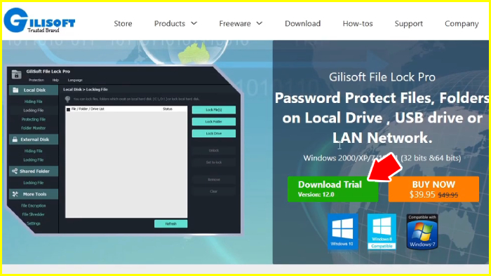 Menggunakan GiliSoft File Lock Pro