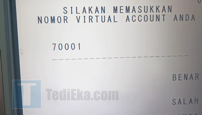 atm bca nomor virtual account 70001 gopay