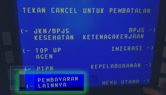 atm bni pembayaran lainnya