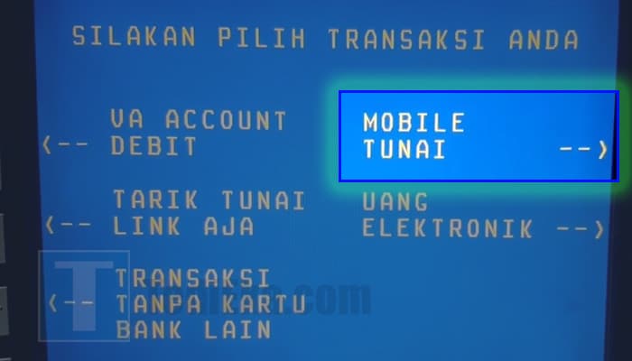 atm bni transaksi tanpa kartu mobile tunai