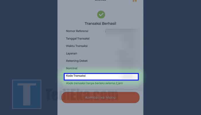 bni mobile mobile tunai kode transaksi