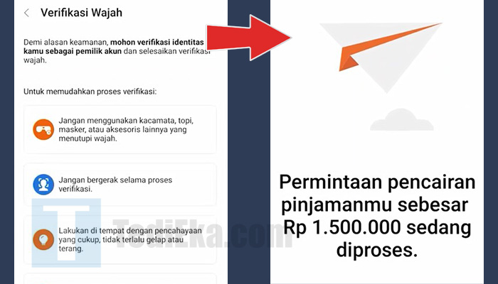 seabank pinjam verifikasi wajah - permintaan pinjaman sedang diproses