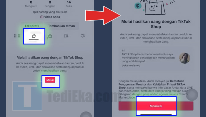 tiktok shop mulai - memulai