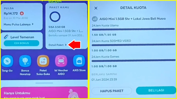 Cara Memasukan Voucher Axis di Axisnet