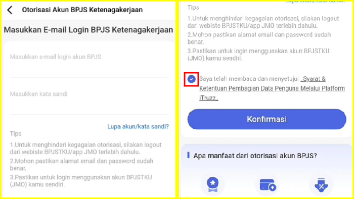 Cara Memasukkan EMI dan Kata Sandi BPJS untuk Pengajuan Naik Limit Neo Pinjam