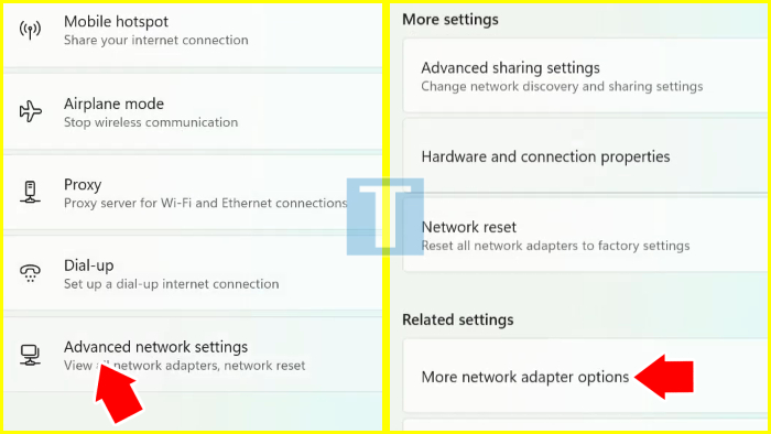 More Network Adapter Option Untuk Mengatasi Masalah Wifi Tak Tersambung