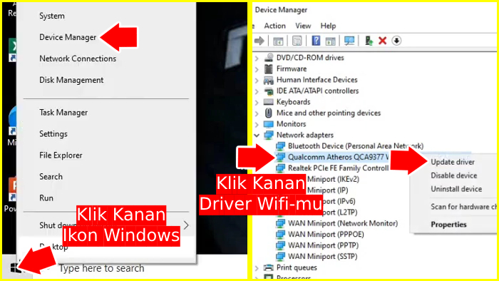 Update Driver Buat Solusi Masalah koneksi wifi laptop