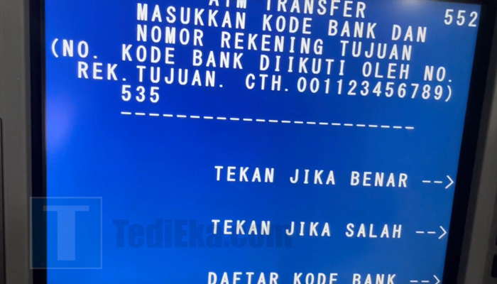 atm bri kode bank seabank nomor rekening 535