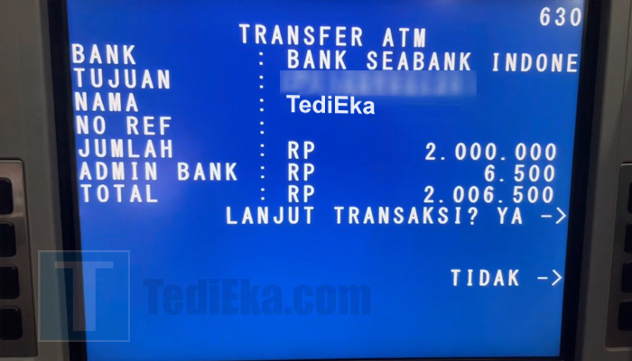 atm bri konfirmasi transfer seabank