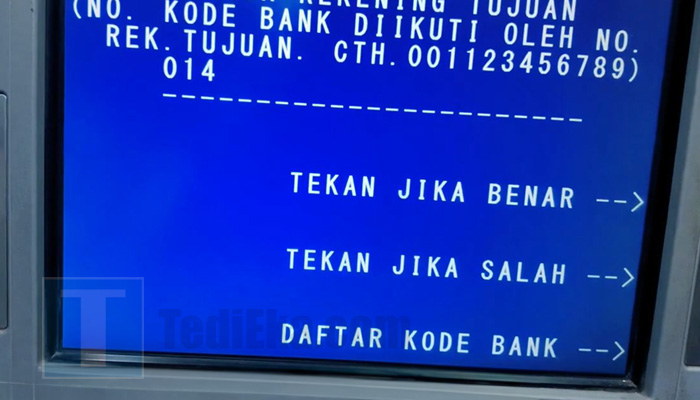 atm bri transfer bca 014