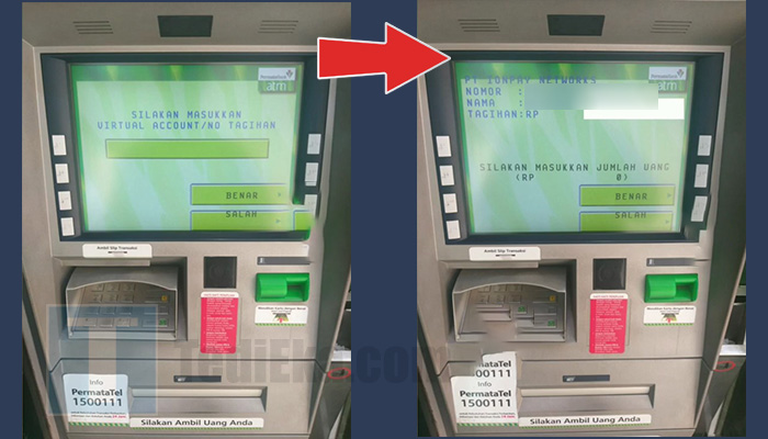 atm permata nomor rekening virtual account - nominal jumlah uang