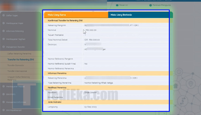 bni direct konfirmasi transfer bni