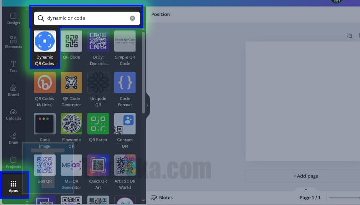 canva apps dynamic qr code