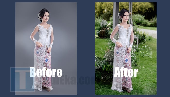 cara mengganti background di photoshop menggunakan generative fill