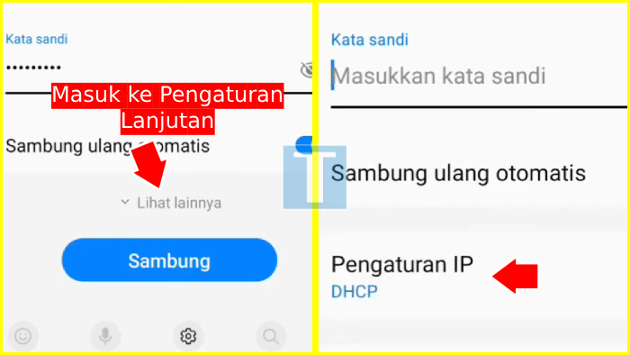 cara menyambungkan wifi yang tidak bisa terhubung dengan pengaturan ip