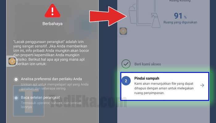 ccleaner baca resiko berbahaya - pindai sampah