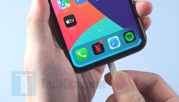 iphone konek ke komputer menggunakan kabel data