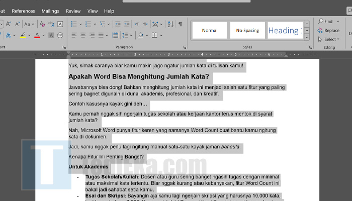 microsoft word block ctrl a