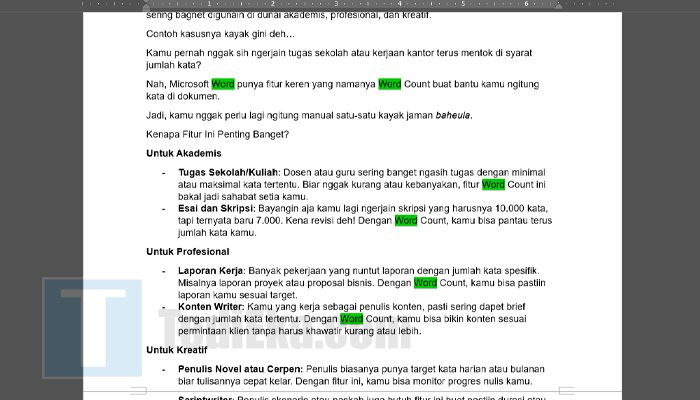 microsoft word highlight