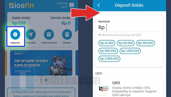 qiospin daftar - nominal