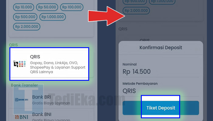 qiospin metode qris - tiket deposit