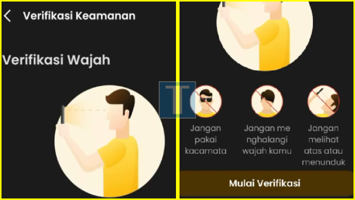 verifikasi wajah untuk kartu debit bank neo